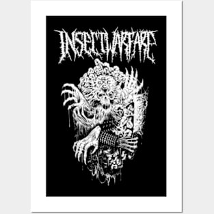 INSECT WARFARE BAND Posters and Art